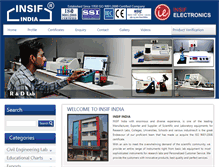 Tablet Screenshot of insifindia.com